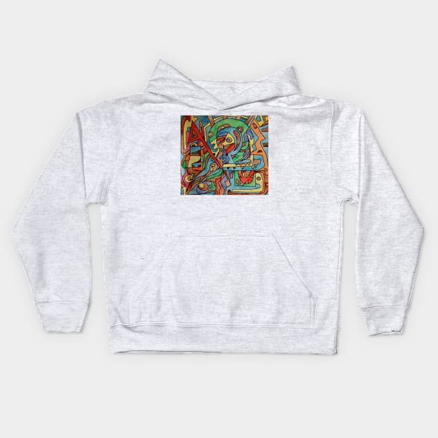 `1g`iii-0 Kids Hoodie by knolios